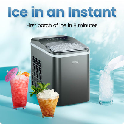 Pebble Compact Countertop Ice Maker by Iceman®