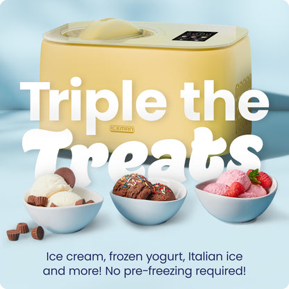 Iceman Trio™ Ice Cream Maker - Butter