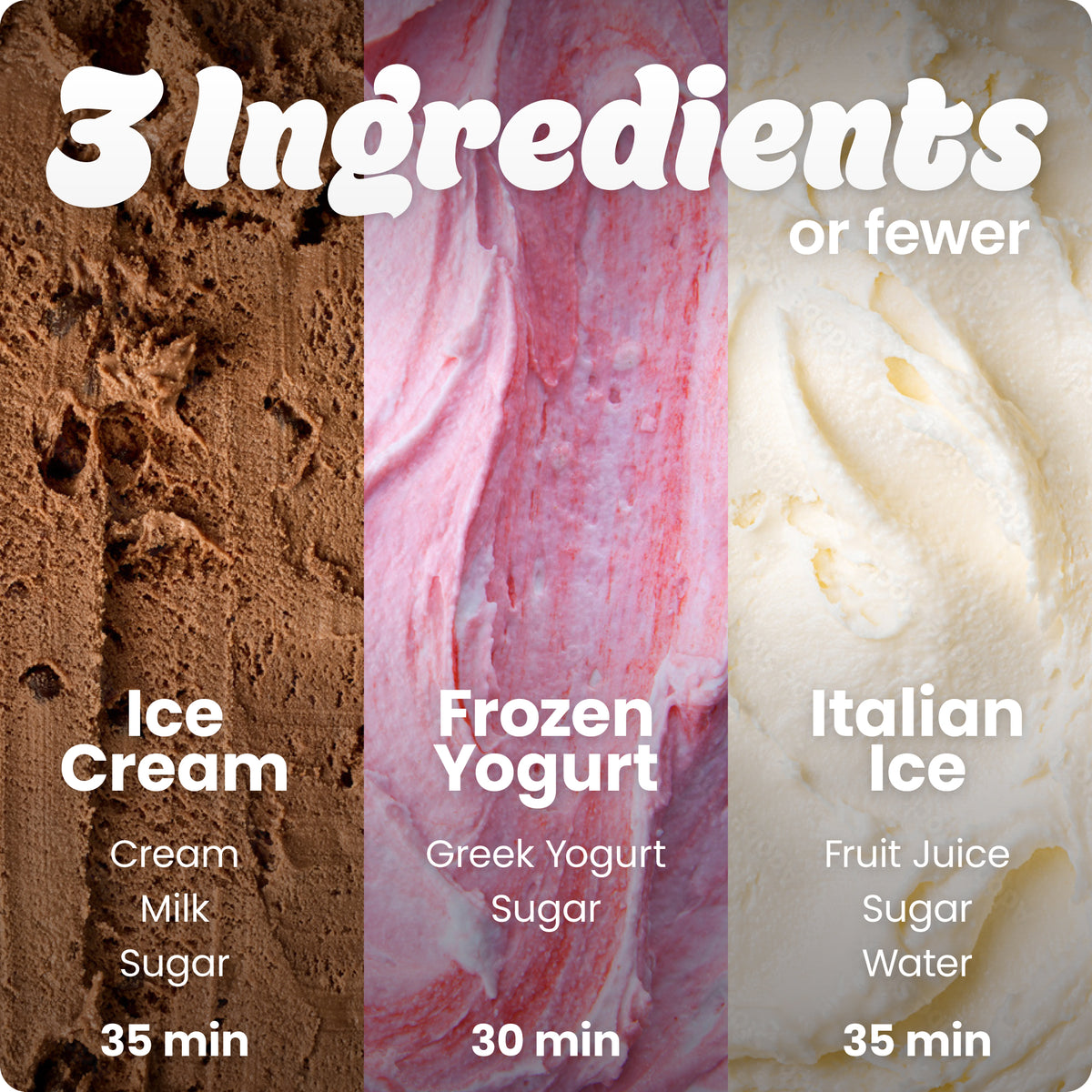Iceman Trio™ Ice Cream Maker - Butter