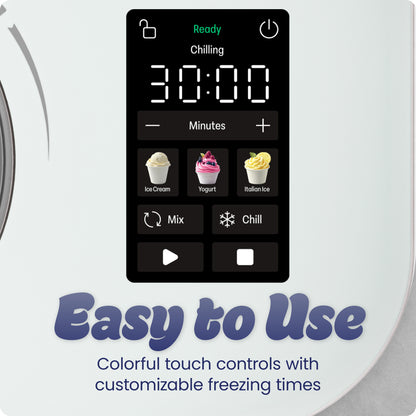 Iceman Trio™ Ice Cream Maker - White