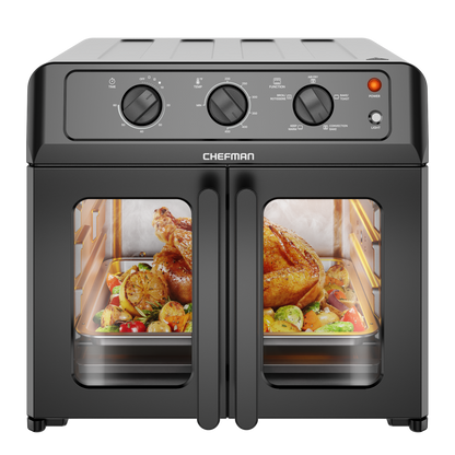 Freidora de aire y horno de puerta francesa