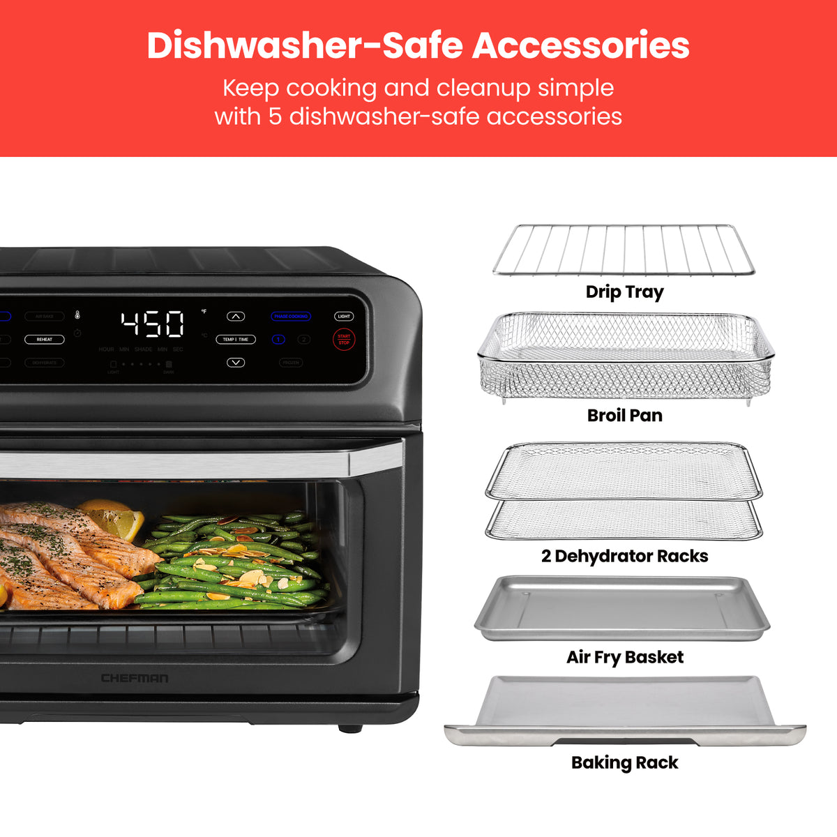 Toast-Air® Touch Air Fryer + Oven (Black)