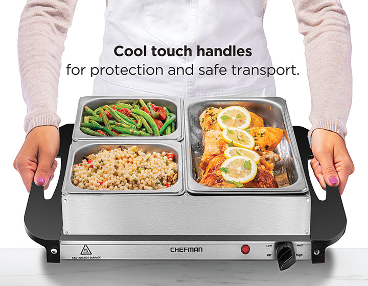 Electric Buffet Server + Warming Tray